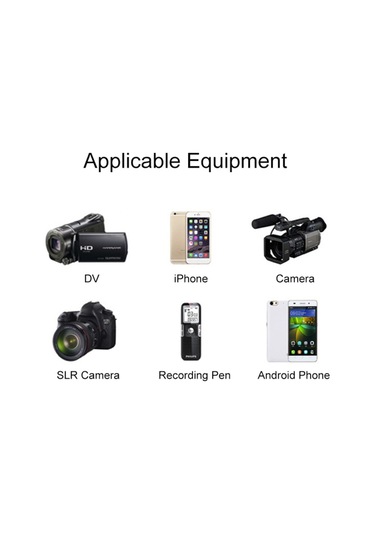 Mufunye Taşınabilir M1 Port Klipsli Mikrofon 6m Kablo Uzunluğu Mini Boyut Cep Telefonu Karaoke Kayıt Mikrofonu