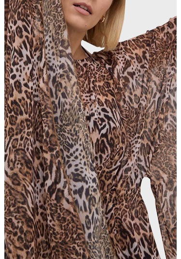 Guess Kadın Kimono E4gk05 Wdw82 P122 Leopar