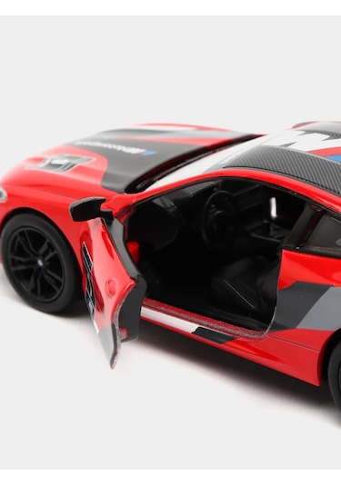 Kinsmart Bmw M8 Competition Coupe Livery Edition Kt5425df 1:38 Scale Model Lisanslı Kırmızı