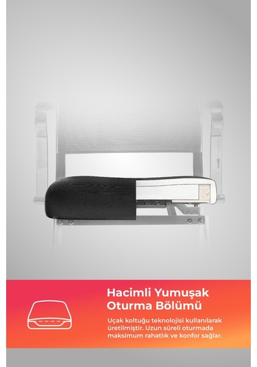 Ergolife Sit Air Ergonomik Bekleme Koltuğu Krom Ayaklı, Bel Destekli, Fileli, Toplantı Sandalyesi -572.5f.1.6a4 Çok Renkli