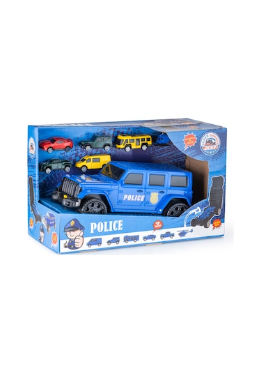 Erdem Toys Garajlı Dev Polis Jeep