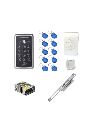 Rfid Kapı Zili Şifreli Kapı Kilidi Sistemi Kapı Açma Seti Bas Aç Kilit