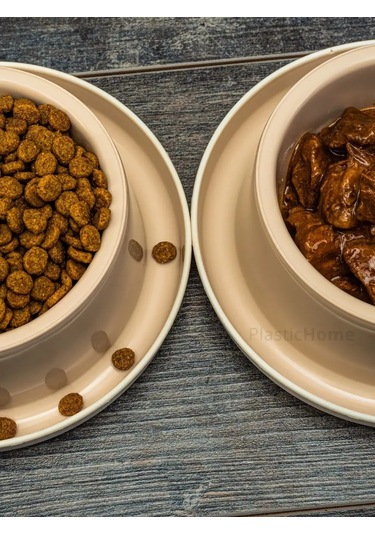 Al'ternativa Kedi Ve Köpekler İçin Lastik Kıskaçlı Mama Kabı 3'lü Paket 159990940