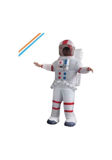 Lıcorıce Yetişkin Astronot Şişme Giyim Sahne Gösterisi Parti Kostümleri
