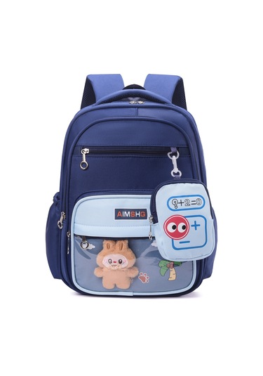 Oxford Bez İlköğretim Okulu Okul Çantası Yeni Büyük Kapasiteli Hafif Seyahat Çocuk Sırt Çantası Tibet Mavisi