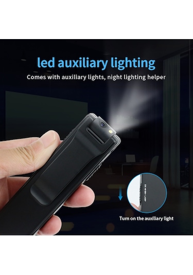 Jeemson Z3 Metal Geri Klipsli Spor Kamera - 1080p Geniş Açı, 6 Saat Video Kaydı, Usb Şarj Edilebilir, Fotoğraf/videolu/audio Kayıt Desteği