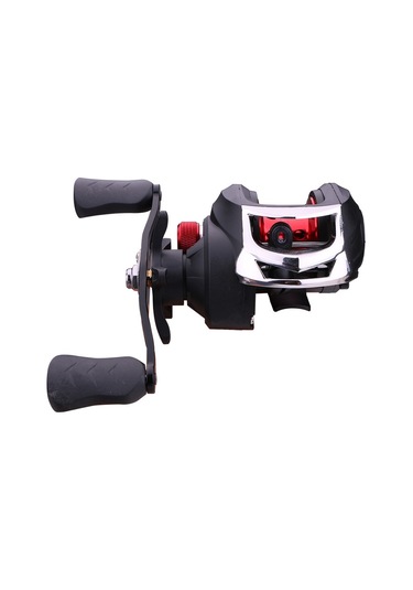 Tenfowee Sol El Manyetik Frenli 17+1 Eksenli Metal Bobinli Anti-patlatma Olta Makinesi, Luya Spor İçin Dayanıklı Tüketim