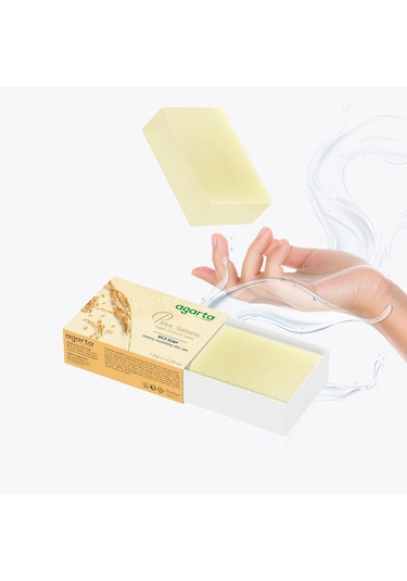 Agarta Doğal El Yapımı Cilt Beyazlatıcı Pirinç Sabunu 150 G