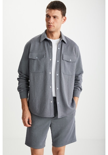 RAMADANP015 Gri Gömlek