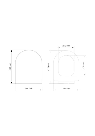 Visam Akasya Duroplast Yavaş Kapanan Klozet Kapağı