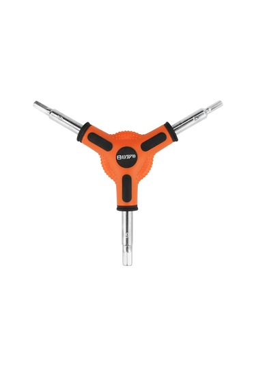 Homyl Boyut 4 5 6mm Bisiklet Bisiklete Binme 3 Yollu Y Tipi Allen Turuncu