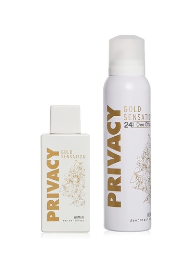 Privacy Gold Sensation Kadın Parfüm EDT 100 ML + Deodorant 150 ML