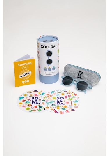 Soleda 3-6 Yaş Çocuk Güneş Gözlüğü Sky Blue