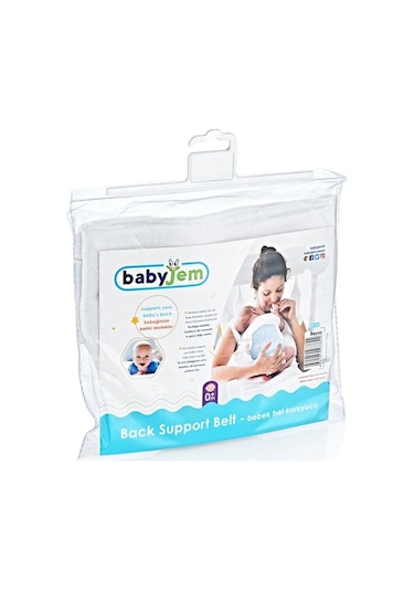 Babyjem Bebek Sırt Desteği Beyaz