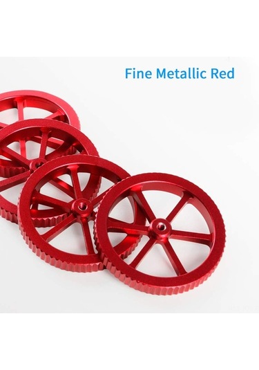 Fortunelane Cr10 3d Yazıcı Aksesuar Paketi: 4 Adet Kırmızı Denge Çarkı, 4 Sarı Yay, Montaj Aksesuarları