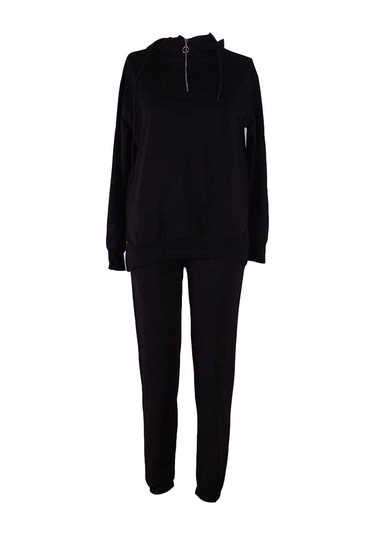 Trender Siyah Kadın Alt-üst Takım 971 Siyah