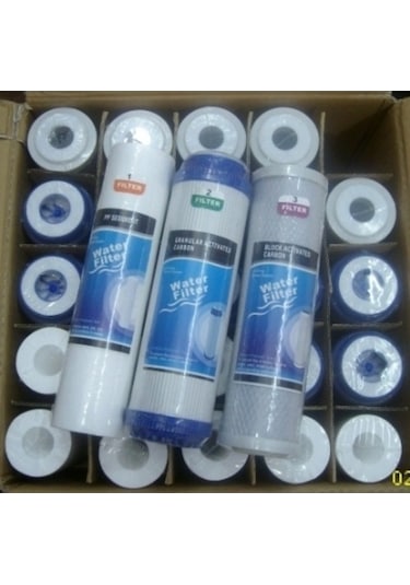 48 Ay Kadar Yetecek Çift Karbonlu 3'Lü Su Arıtma Filtresi