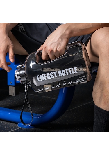 Sporcu Su Matarası 2500 Ml Siyah