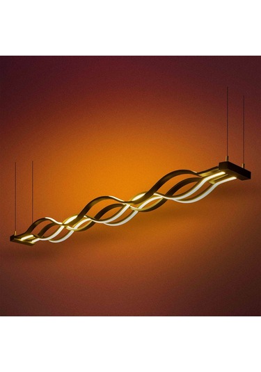 Waves Modern Led Avize Sarkıt Linear Aydınlatma