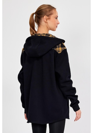 Alexander Gardi Alexandergardı Kapüşonlu Düğmeli Oversize Oduncu Sweatshirt E22-61500 001