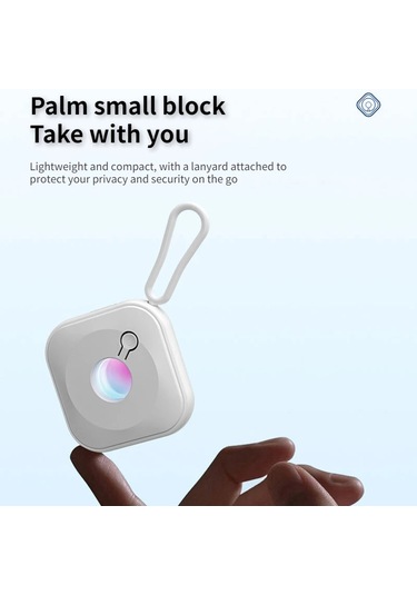 Sones Otel Güvenlik Kamerası Dedektörü Kızılötesi Gözetim Denetçisi Beyaz Beyaz