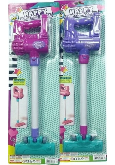 Oyuncak Elektrikli Süpürge - Dikey Model 55 Cm Boyunda