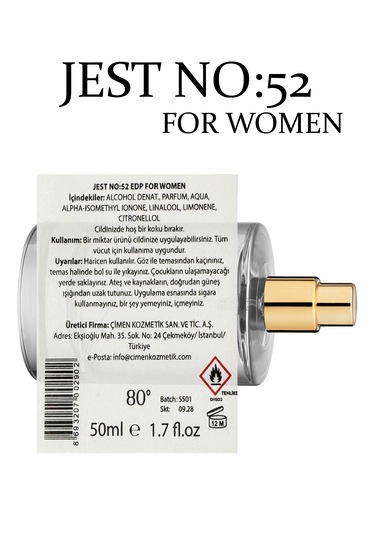 Jest No:52 Edp For Women