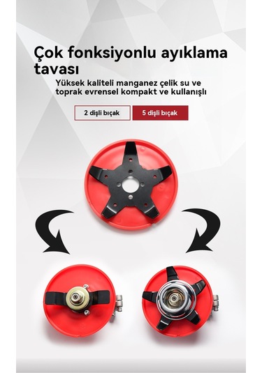 Activev Çim Biçme Makinesi Bıçağı Amfibi Çok Fonksiyonlu Ayıklama Diski