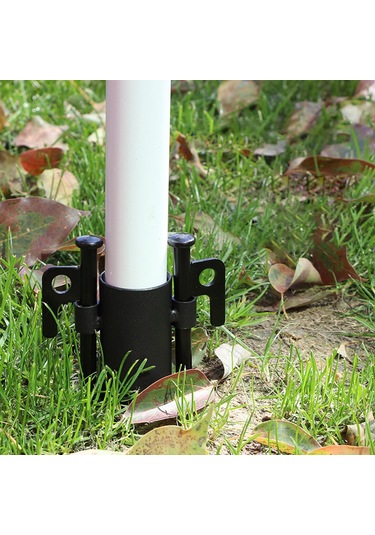 Springsun Rüzgar Geçirmez Kamp Çadırı Şemsiye Sabitleyici Metal Tüp - 35mm Siyah