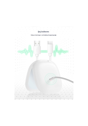 Aurora Taşınabiler Led Makyaj Aynası, Aydınlık Ayna, Lambalımak Yaj Aynası Yeşil