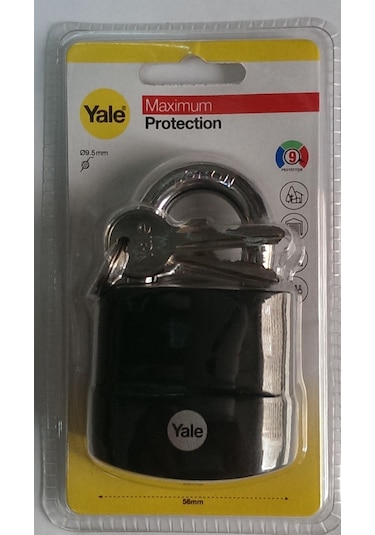 Yale Protector Seri Dayanıklı Asma Kilit 55 Mm