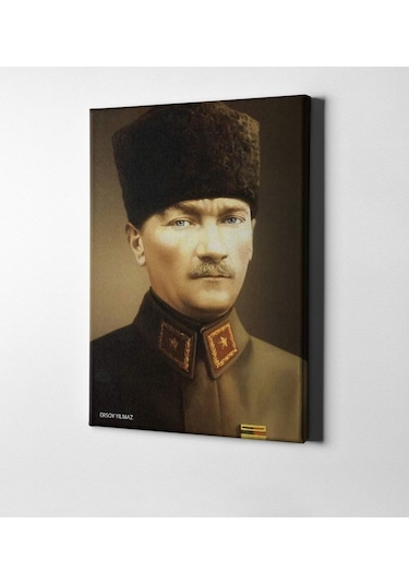 Kişiye Özel Atatürk Kanvas Tablo (50 X 70 Cm.) 28