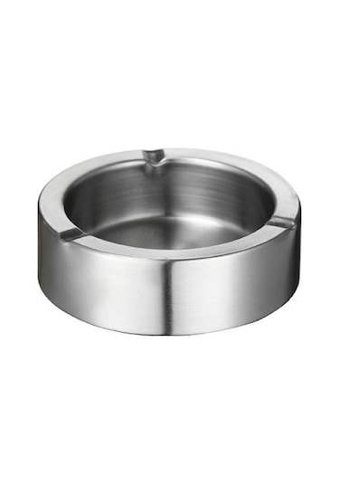 Çelik 11 Cm Kafe Restaurant Lokanta Yuvarlak Kül Tablası Küllük Mt168by