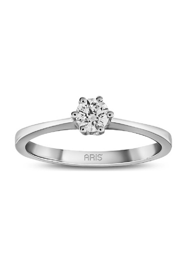 0.30 Karat F Renk Pırlanta Tektaş Yüzük Lancy