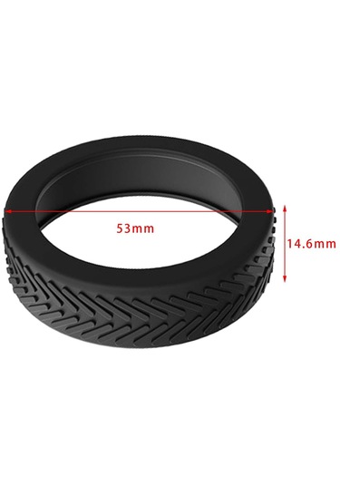 Homyl 8 Adet Bagaj Bavul Tekerlekleri Yumuşak Açık Siyah Siyah