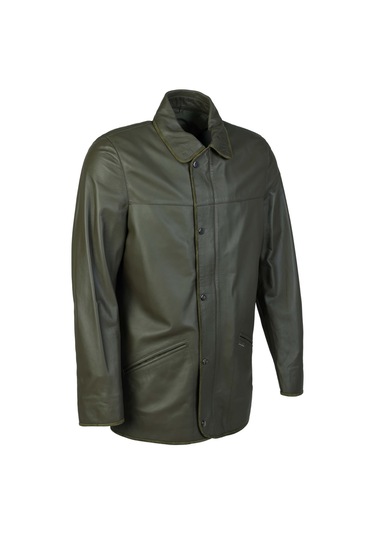 Tamer Tanca Erkek Hakiki Deri Yeşil Deri Mont 1000 034 Erk Derımont Sk23/24 Yesıl Tafta Yeşil
