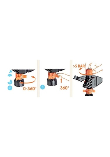 Claber 8707 Sprink Pulsar Saplamalı Sulama Başlığı