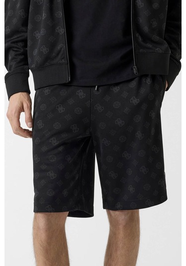 Guess Ovıdıo Siyah Erkek Şort Z6gd03k2851-fjcd