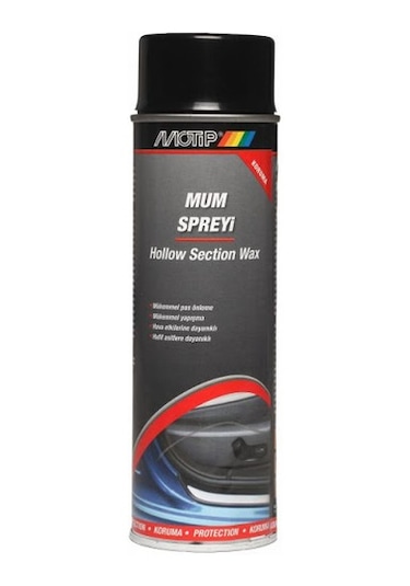 Motip 500ml Oto Kaporta Koruyucu Mum Sprey Şeffaf Mum  Spreyi