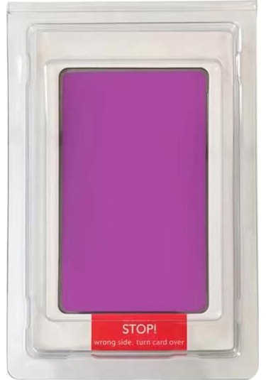 Xindoker Bebek El-ayak Parmak Izı Seti Mor - Güvenli Boyalı, Dokunmadan Kaliteli Iz Çekimi, 0-6 Ay Bebekler İçin, 2 Kartlı