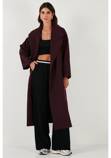 Lela Bayan Trençkot 6839617 Mürdüm Mürdüm