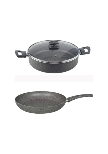 Mehtap Granit Karnıyarık Ve Tava Seti 26 Cm