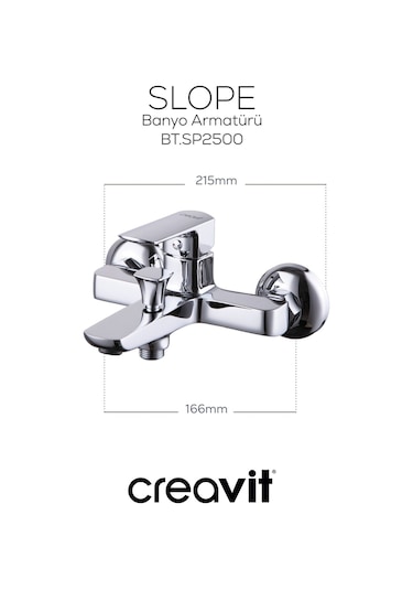 Creavit SP2500 Slope Banyo Armatürü