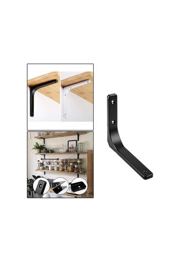 Suntek Magideal Ağır Hizmet Tipi Raf Aparatı Duvar Siyah-8-inç Siyah