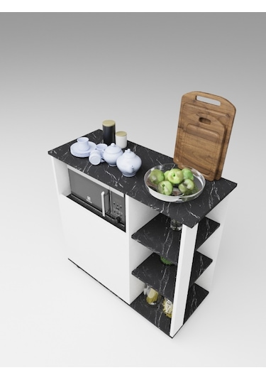 Bozlale Çok Amaçlı Dolap Mikrodalga Fırın Airfryer Kahve Dolabı