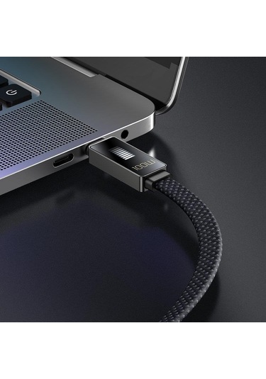 Mcdodo CA-4470 100 W 1.2 M Hızlı Şarj Data Aktarım Kablosu Siyah