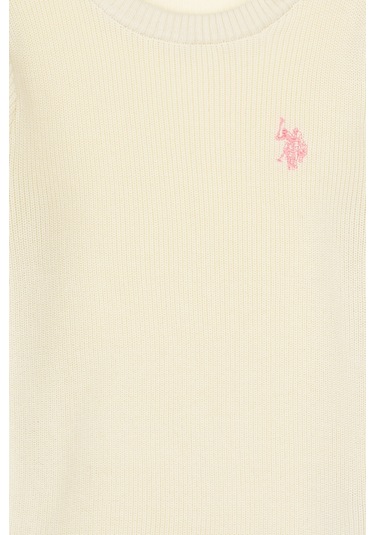 U.s. Polo Assn. Kız Çocuk Kazak /triko 50316842-vr256 İnci
