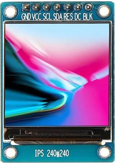 IPS 1.3 inch 7 Pin SPI 240 x 240 LCD TFT Modül Ekran HD Full Color