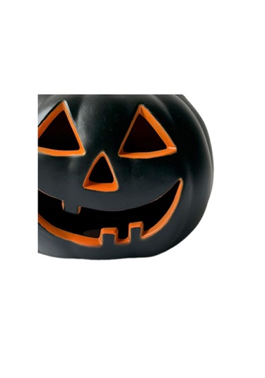 Homyl Cadılar Bayramı Balkabağı Işıklı Dekoratif Heykelcik 21x19x23 Cm