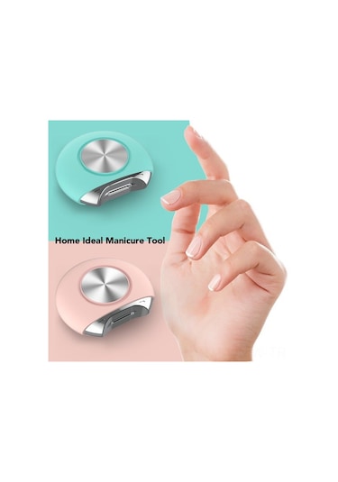 Moveevo Pembe Akıllı Elektrikli Tırnak Kesici - Bebek Ve Aile İçin Otomatik Tırnak Taşlama Ve Kesme Aleti, Tırnak Artıkları Toplayıcı, Sessiz Motorlu